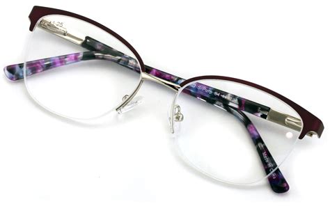 half frame glasses for women.